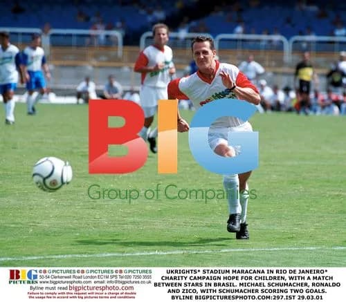 Charity Football Match in Maracana Stadium, Rio