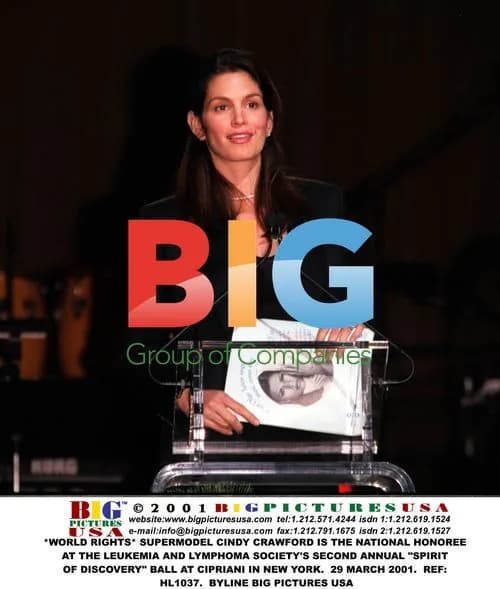 Cindy Crawford at Leukemia Society Ball
