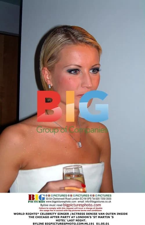 Denise Van Outen at Chicago After Party