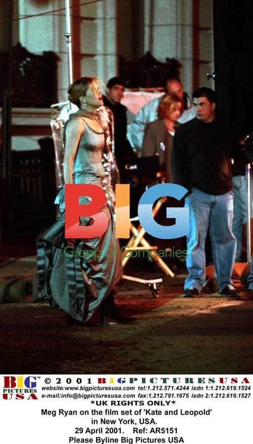 Meg Ryan on film set of 'Kate and Leopold'