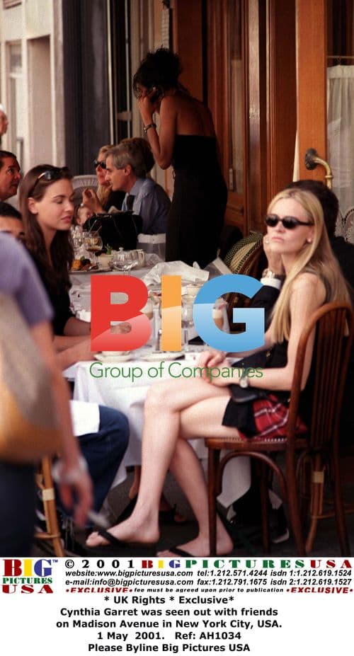 Cynthia Garret out with friends in NYC