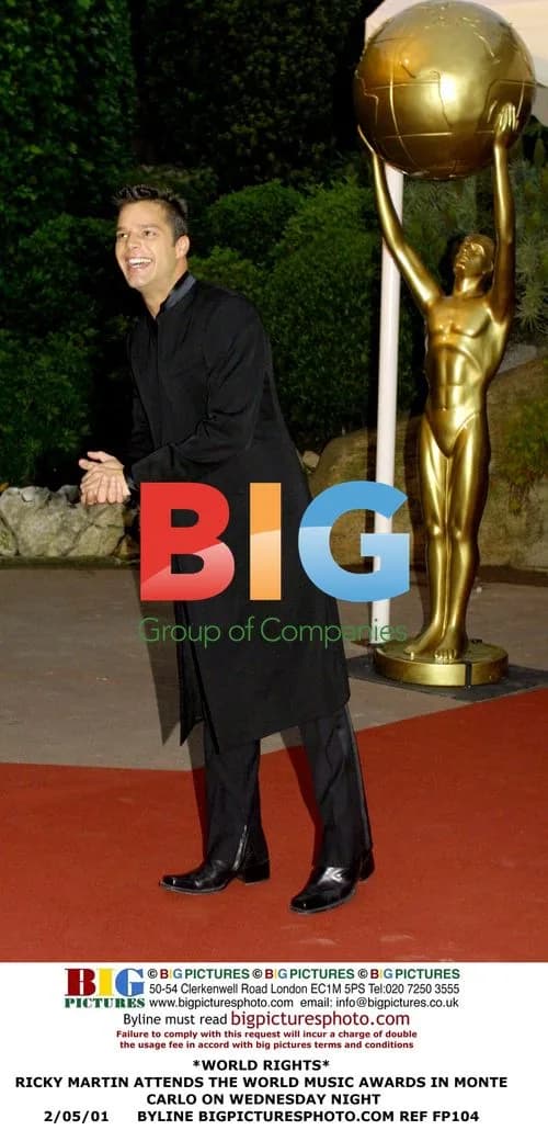 Ricky Martin at World Music Awards