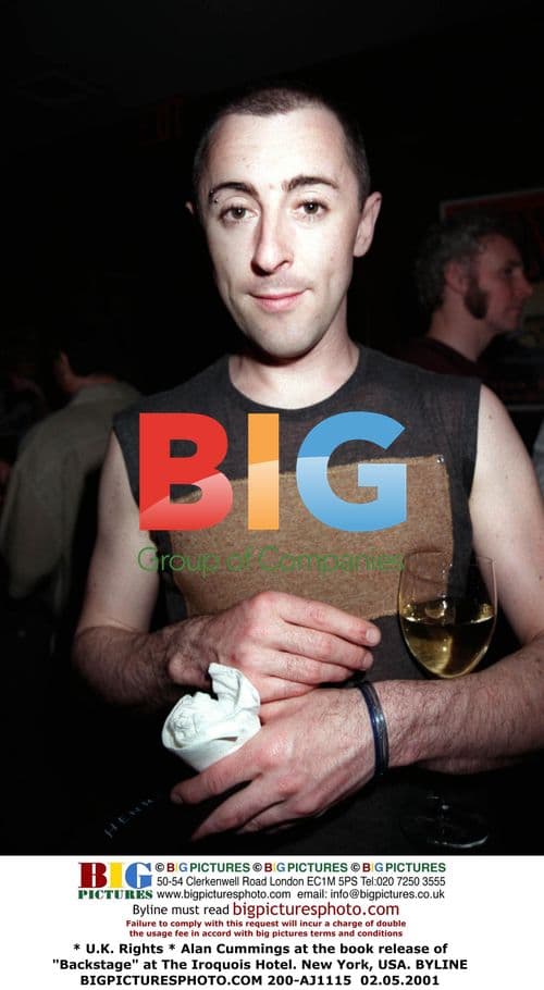 Alan Cummings at "Backstage" book release