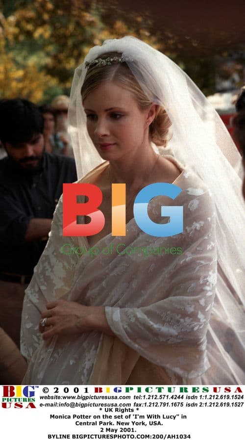 Monica Potter on set of 'I'm With Lucy'