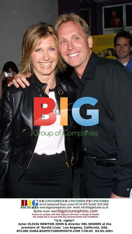 Olivia Newton-John & Del Shores at 'Sordid Lives' premiere