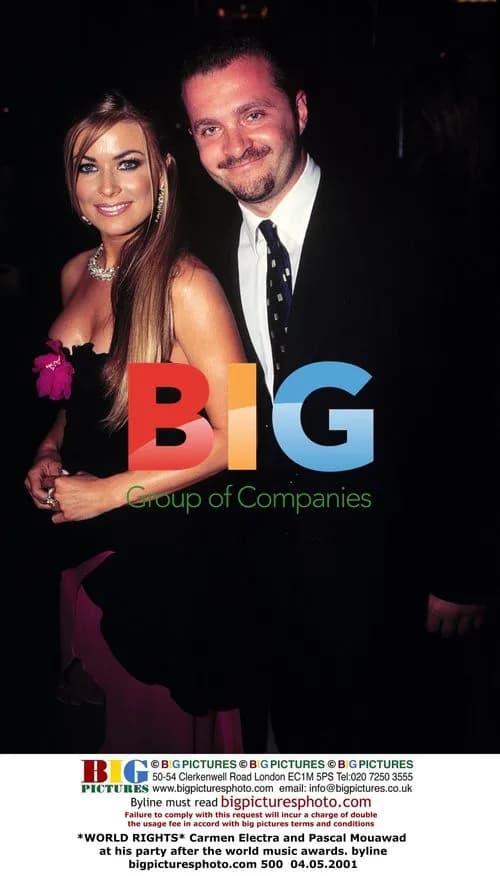 Carmen Electra and Pascal Mouawad at Party