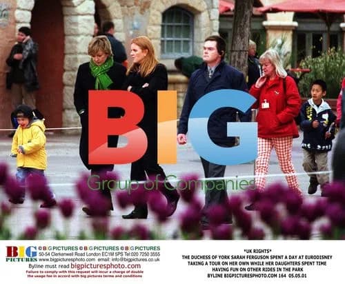 Duchess of York Visits Eurodisney
