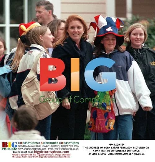The Duchess of York visits Eurodisney
