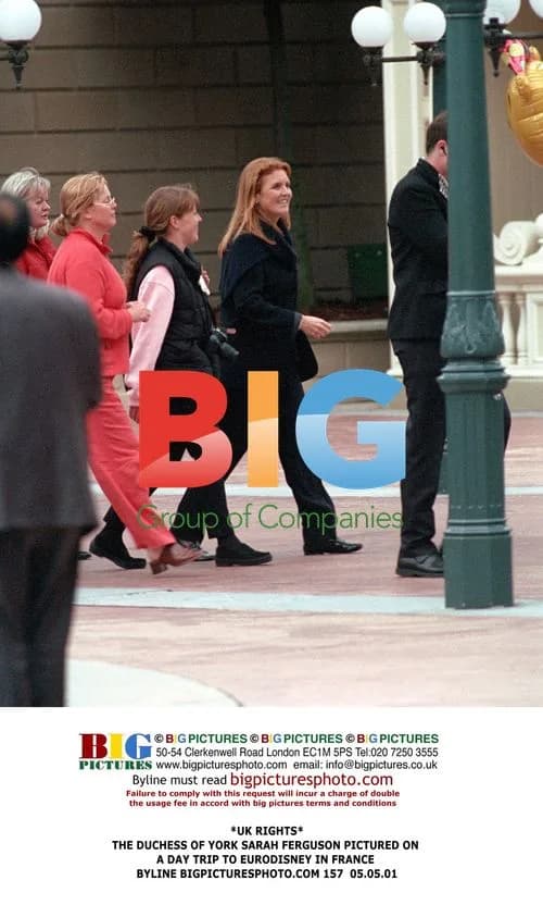 Sarah Ferguson at EuroDisney in France