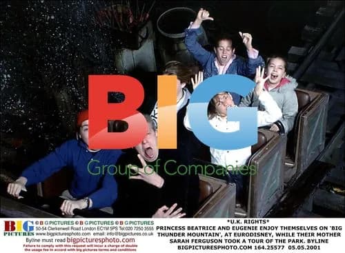 Princesses Beatrice and Eugenie at Eurodisney