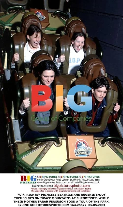 Princesses Beatrice and Eugenie at Disneyland