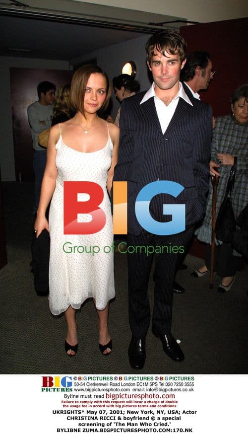 CHRISTINA RICCI & Boyfriend at 'The Man Who Cried' Screening