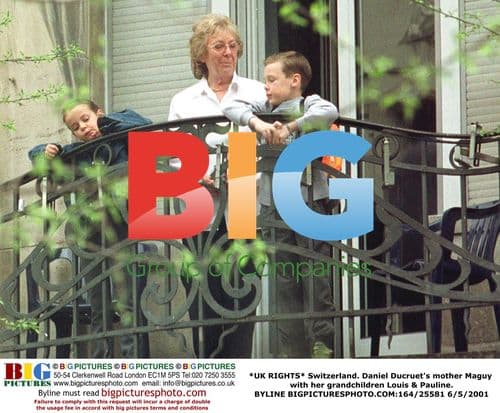 Maguy with grandchildren Louis & Pauline