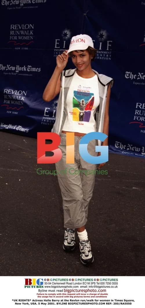 Halle Berry at Revlon run/walk in NYC