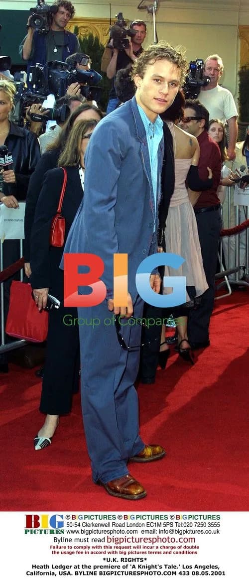 Heath Ledger at 'A Knight's Tale' Premiere