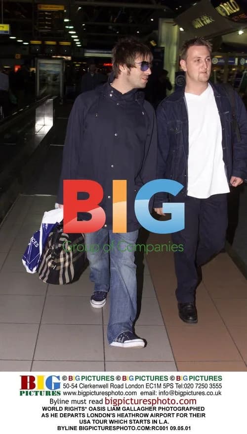 Liam Gallagher Departs Heathrow for Oasis USA Tour