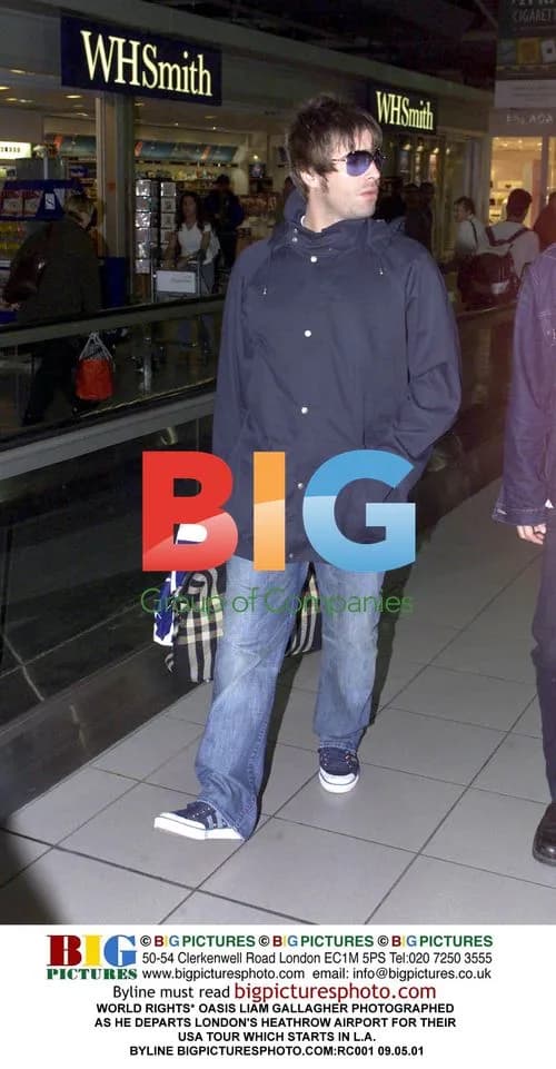 Liam Gallagher Departs Heathrow for US Tour