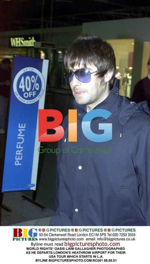 Liam Gallagher Departs Heathrow for US Tour