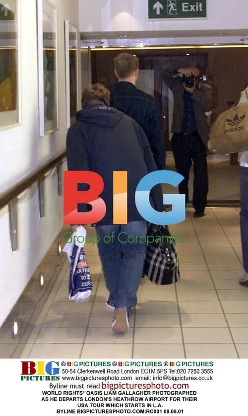 Liam Gallagher Departs Heathrow Airport