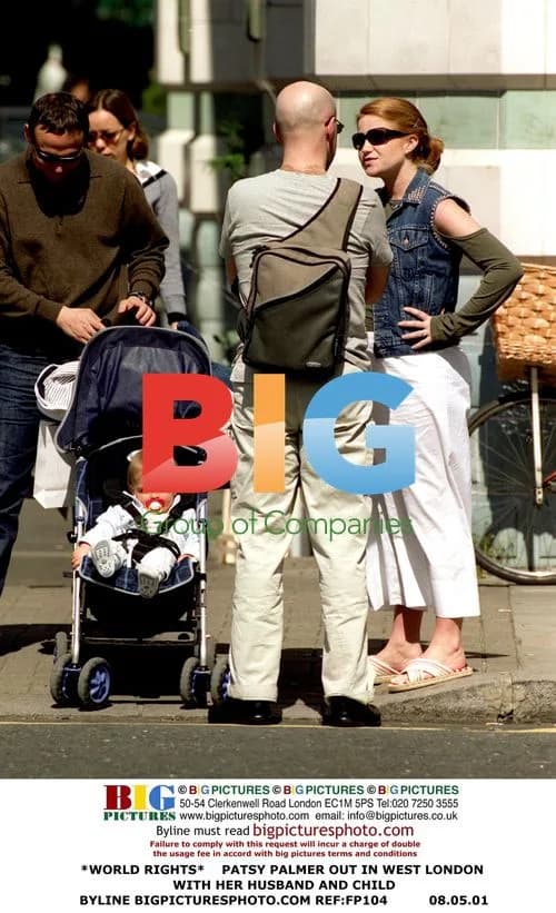 Patsy Palmer out with family in West London