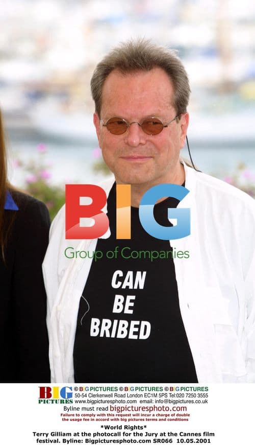 Terry Gilliam at Cannes Film Festival Jury Photocall