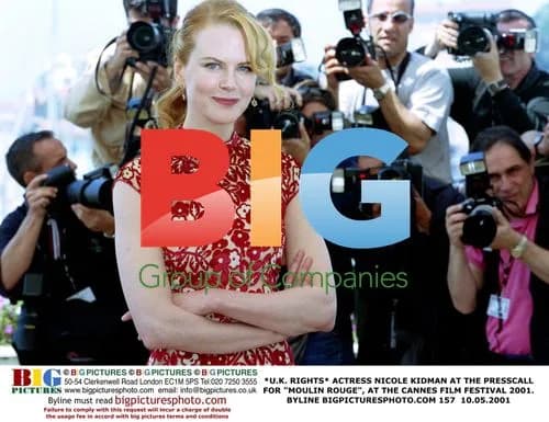 Nicole Kidman at Moulin Rouge Presscall in Cannes