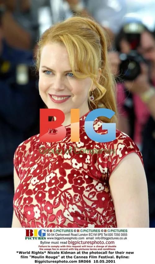Nicole Kidman at Cannes for "Moulin Rouge"