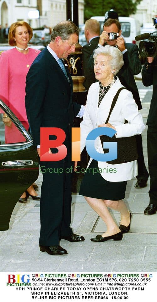 Prince Charles Opens Chatsworth Farm Shop