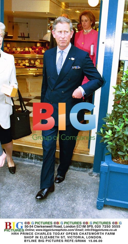 Prince Charles Opens Chatsworth Farm Shop