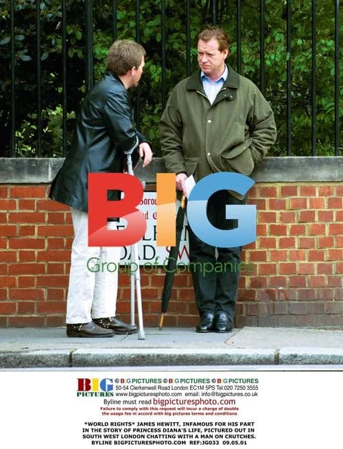 James Hewitt seen in South West London