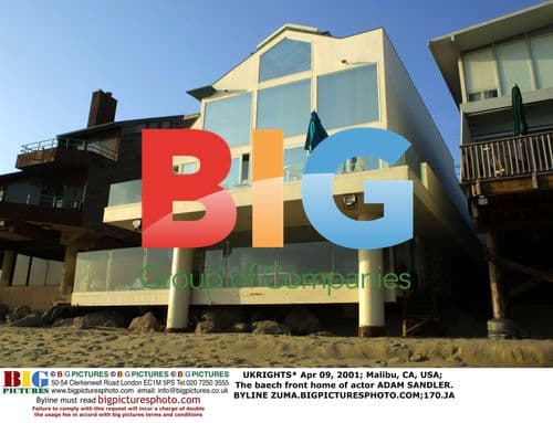 Adam Sandler's Malibu Beach Home