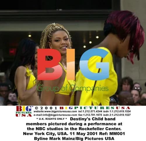 Destiny's Child Performing at Rockefeller Center