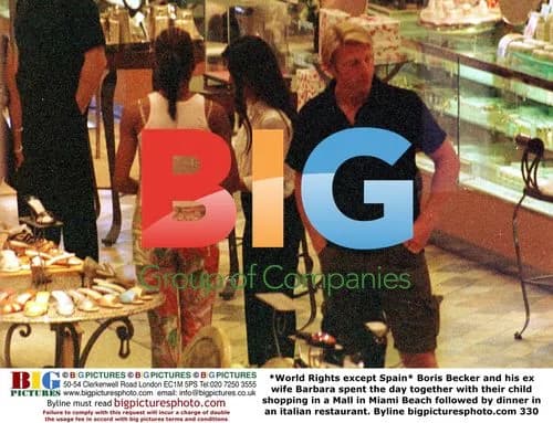 Boris Becker and Ex-Wife Barbara Spotted Shopping in Miami