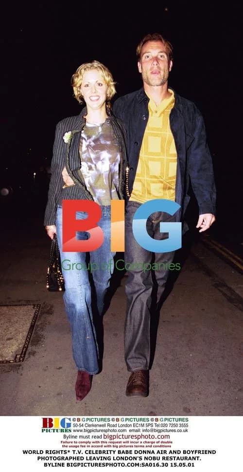 Donna Air and boyfriend leave Nobu restaurant