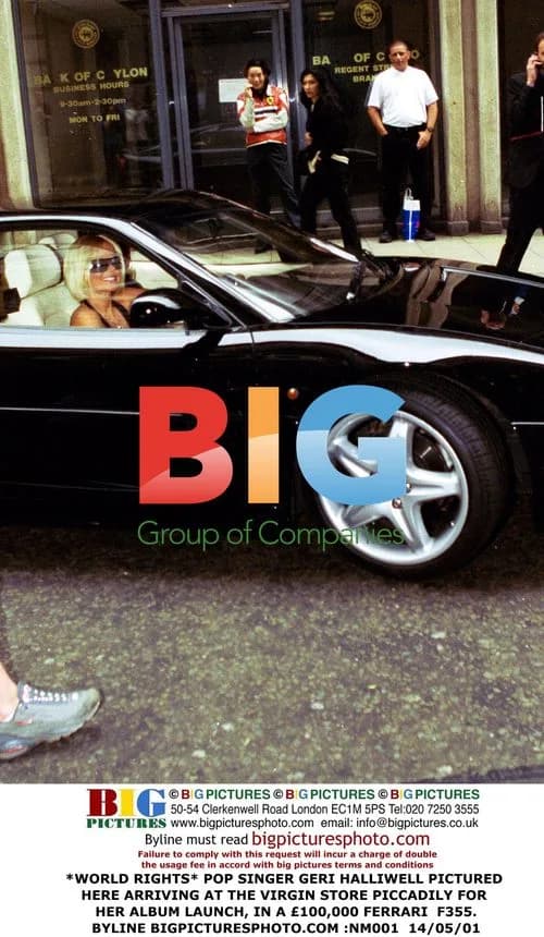 Geri Halliwell Arrives at Virgin Store for Album Launch