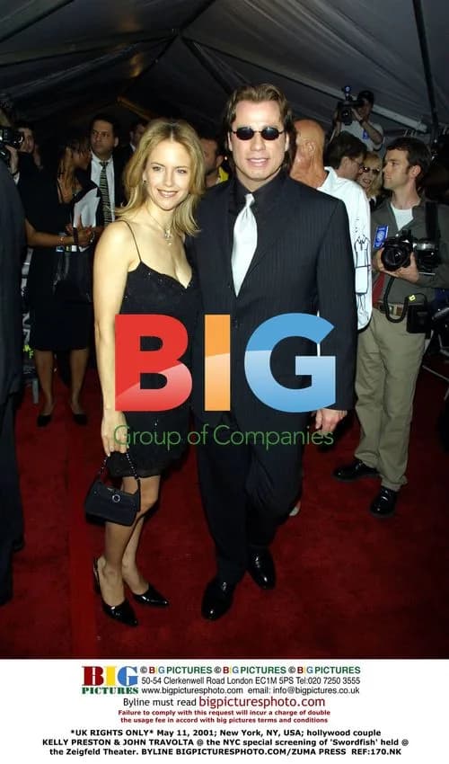 Kelly Preston & John Travolta at 'Swordfish' Screening