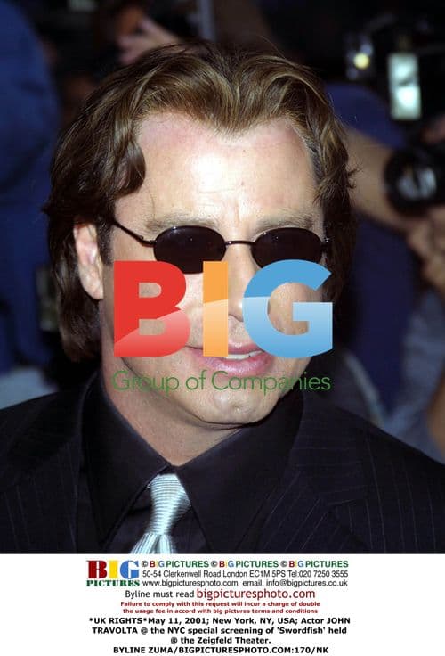John Travolta at 'Swordfish' Screening