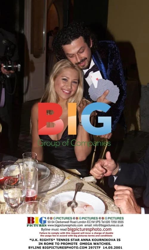 Anna Kournikova Promotes Omega Watches in Rome