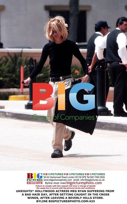 Meg Ryan's Bad Hair Day in Beverly Hills