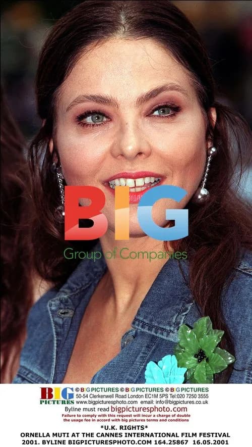 Ornella Muti at Cannes Film Festival 2001