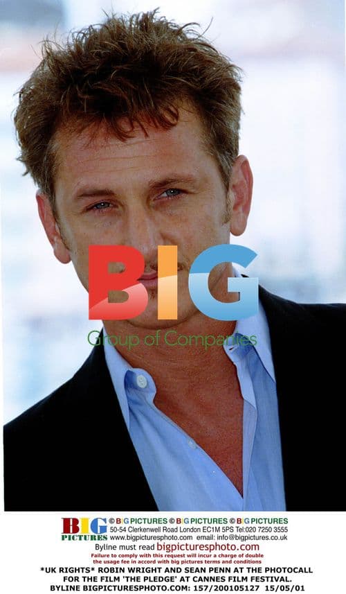 Robin Wright and Sean Penn at 'The Pledge' Cannes Photocall