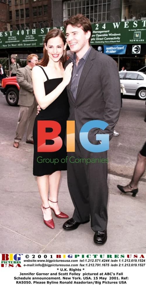 Jennifer Garner and Scott Folley at ABC Event