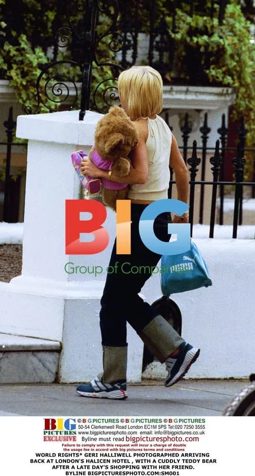 Geri Halliwell Arrives at London Hotel