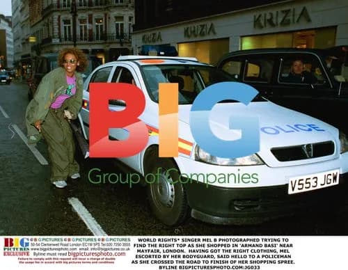 Mel B Shopping Near Mayfair