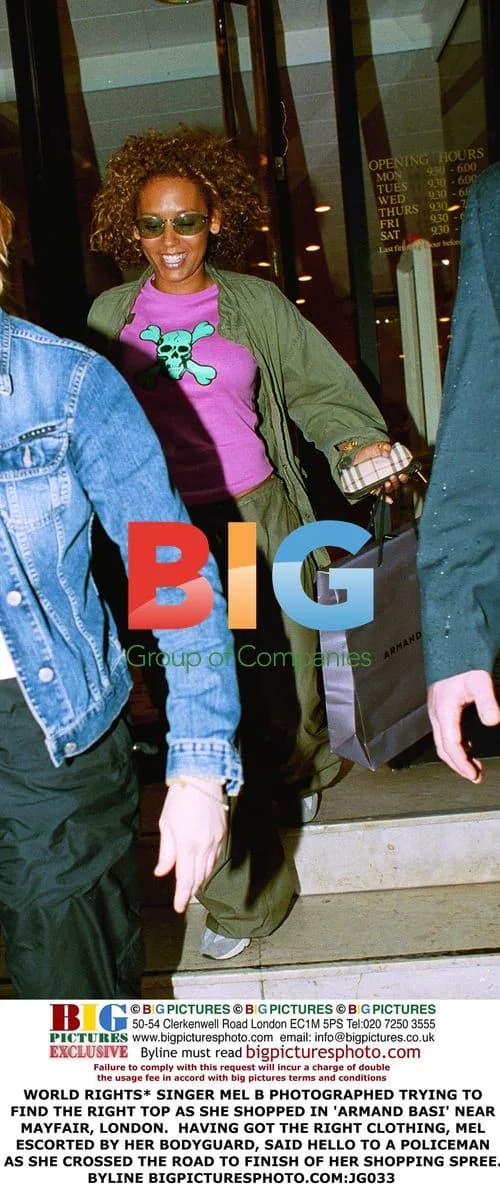 Mel B Shopping in London