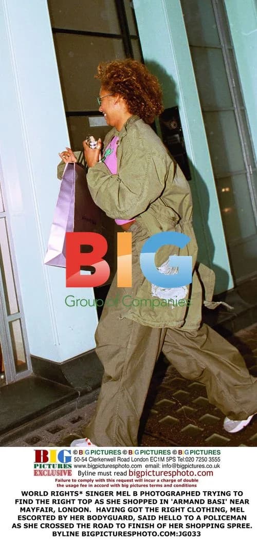 Mel B Shopping in London