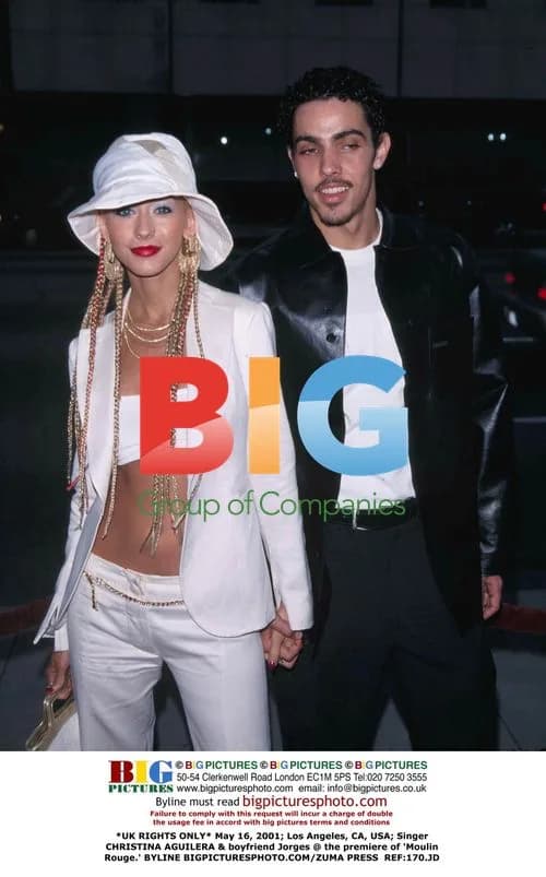 Christina Aguilera at 'Moulin Rouge' premiere