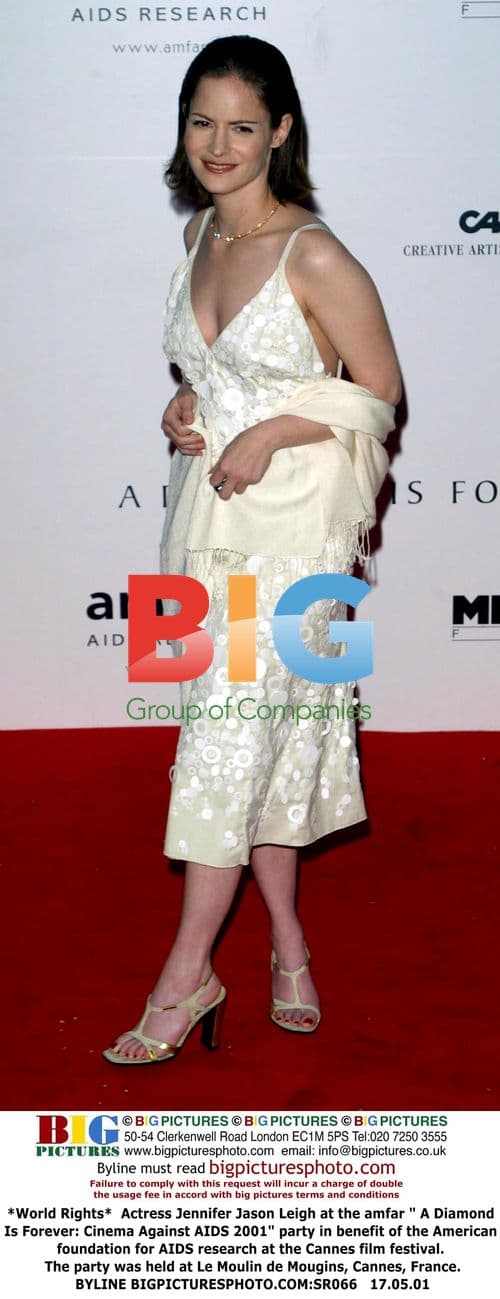Jennifer Jason Leigh at amfAR Cannes Party