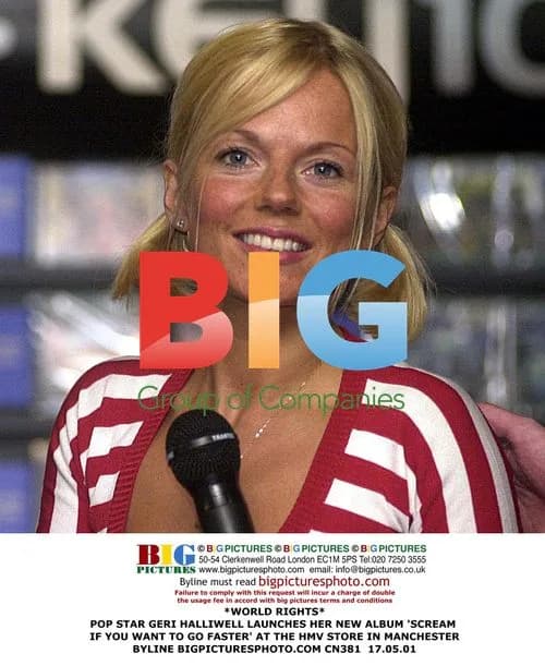 Pop Star Geri Halliwell Launches New Album