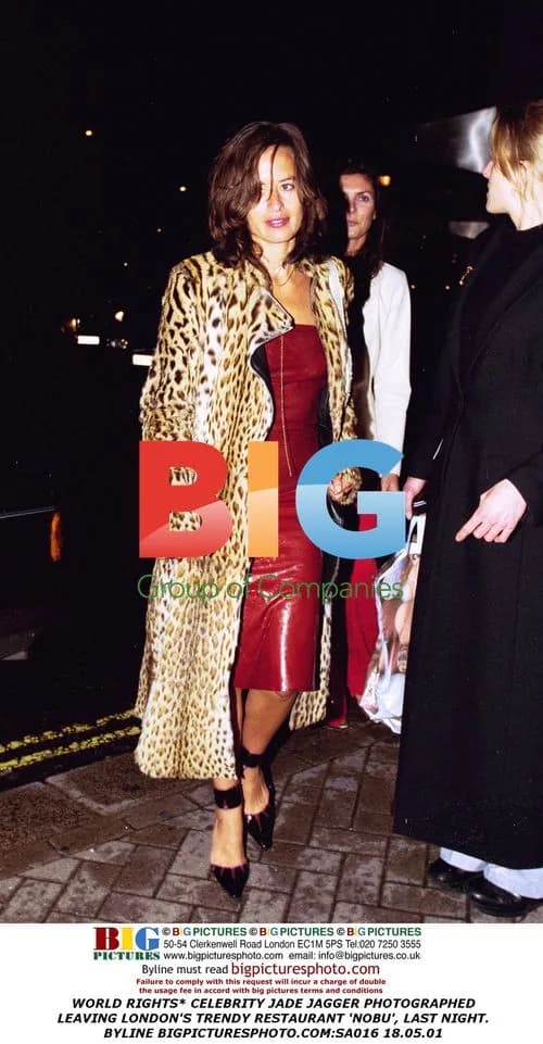 Jade Jagger Leaves London's Nobu Restaurant